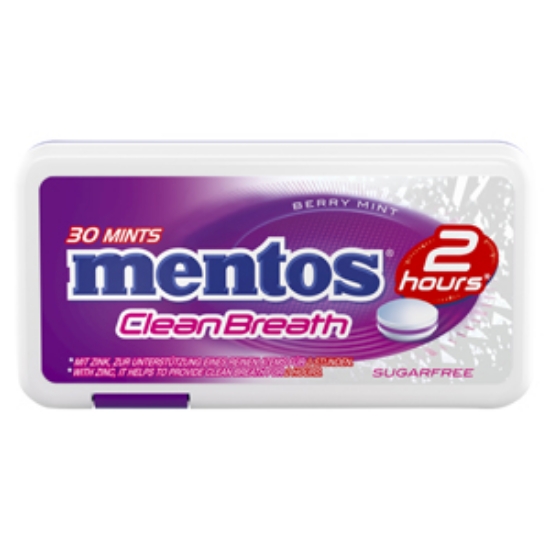 Picture of Mentos Clean Breath Mints Berry 21g x12